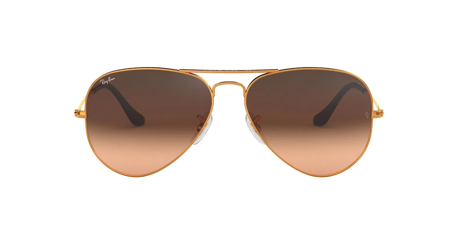 Ray Ban RB 3025 Aviator Large Metal Sunglasses - Medium - 58mm - Silver - view 58